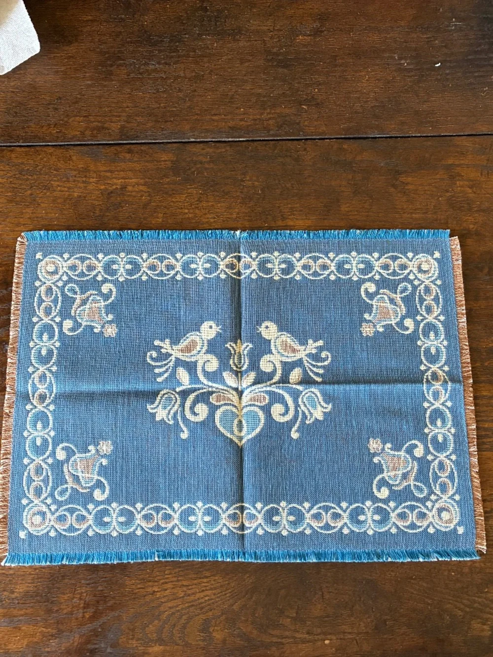 NWT 8 Vintage Austrian Tirol Bird Placemats Martin Stapf